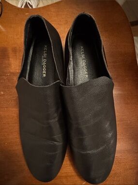 Kelsi Dagger Black Women's Slip-On Loafers